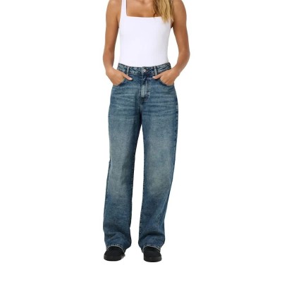 дънки,дамски,панталони,noisy,may,josie,baggy,fit,az400mb,high,waist,jeans,medium,blue,denim,(blue)