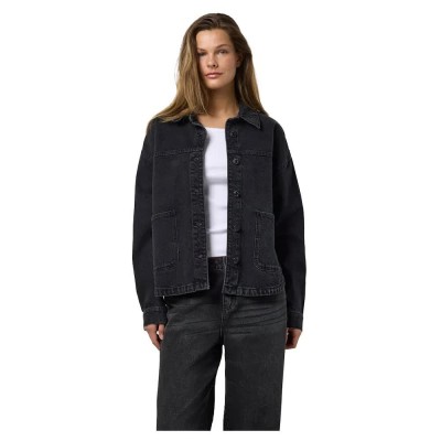 дамски,якета,и,палта,noisy,may,kettie,reg,vi559bl,overshirt,black,denim,(black)