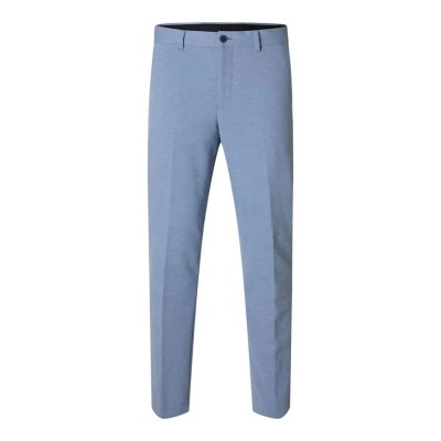 панталони,мъжки,панталони,selected,aitor,struc,flex,slim,fit,dress,pants,blue