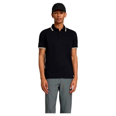 мъжки,блузи,с,яка,selected,atlas,sport,slim,fit,short,sleeve,polo,black,(black)