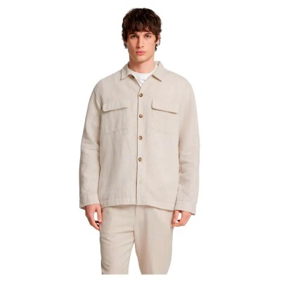 мъжки,якета,selected,leroy,linen,blend,overshirt,pure,cashmere,white,(beige)