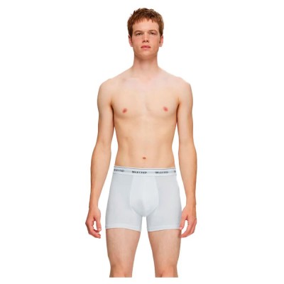 боксерки,мъжко,бельо,selected,liam,boxers,3,units,white,wb1,white,(white)
