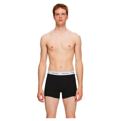 боксерки,мъжко,бельо,selected,liam,boxers,3,units,black,wb1,white,(black)
