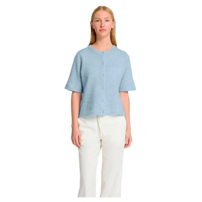 жилетка,дамски,пуловери,дамски,плетени,дрехи,selected,lulu,2,4,cardigan,cashmere,blue,melange,(blue)