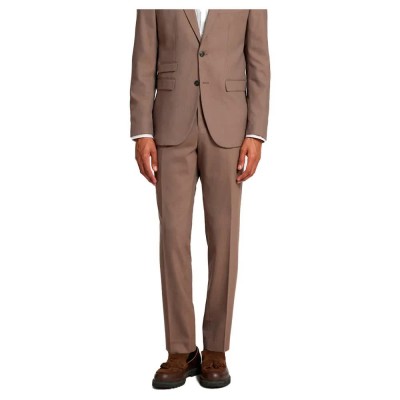 панталони,мъжки,панталони,selected,neil,slim,fit,dress,pants,brown,(kelp)