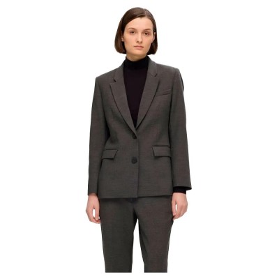 сако,дамски,сака,selected,rita,classic,blazer,dark,grey,melange,melange,(grey)