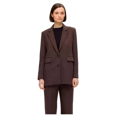 сако,дамски,сака,selected,rita,relaxed,blazer,brown,(coffee,bean,melange)