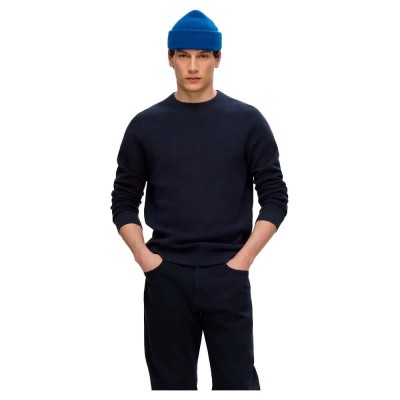 блуза,мъжки,пуловери,selected,ross,sweater,dark,sapphire,(blue)
