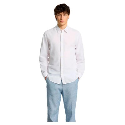 риза,с,дълъг,ръкав,мъжки,ризи,selected,slim,lux,oxford,spread,long,sleeve,shirt,white