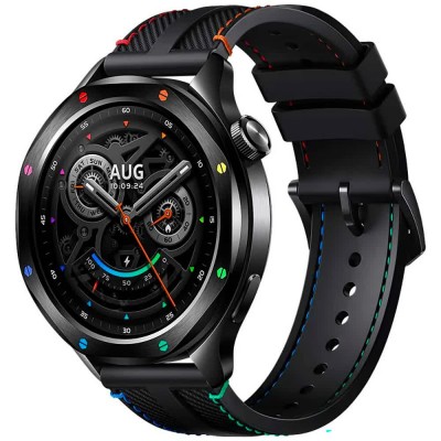 часовници,xiaomi,s4,smartwatch,silver,(black,rainbow)
