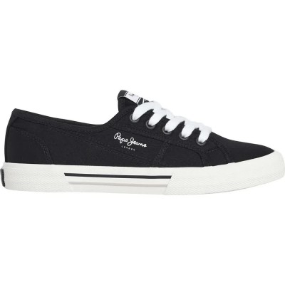 маратонки,дамски,маратонки,pepe,jeans,brady,basic,trainers,black