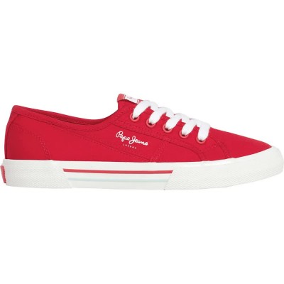 маратонки,дамски,маратонки,pepe,jeans,brady,basic,trainers,red