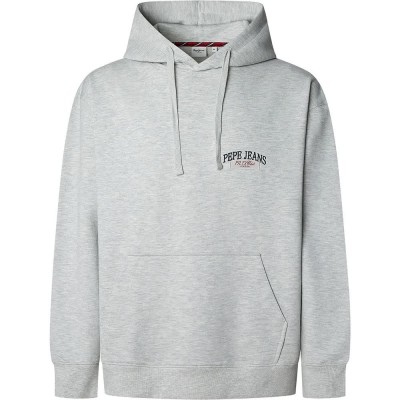 суичър,мъжки,пуловери,pepe,jeans,mason,hoodie,light,grey,marl,(grey)