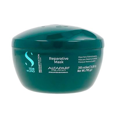 хигиена,коса,alfaparf,milano,semi,di,lino,reconstruction,hair,mask,200ml,white