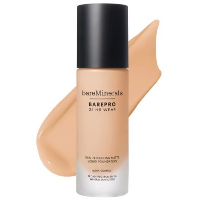 ексфолианти,bare,minerals,barepro,24hr,wear,spf20,light,27,cool,foundation,30ml,brown