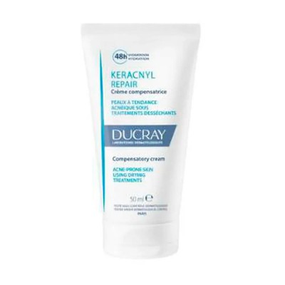специфични,козметични,продукти,ducray,keracnyl,repair,facial,cream,clear,(white)