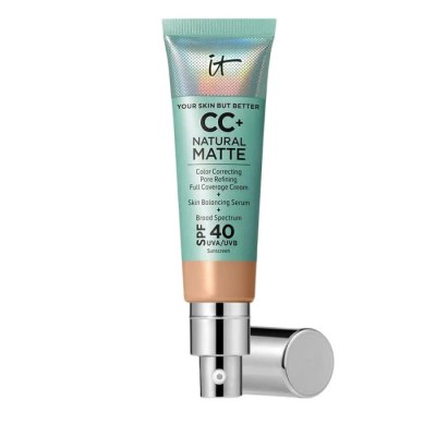 ексфолианти,it,cosmetics,cc+,natural,matte,spf40,neut,medium,foundation,32ml,brown