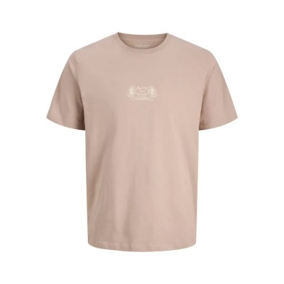 тениска,мъжки,тениски,jack,&,jones,retro,short,sleeve,t,shirt,mocha,meringue