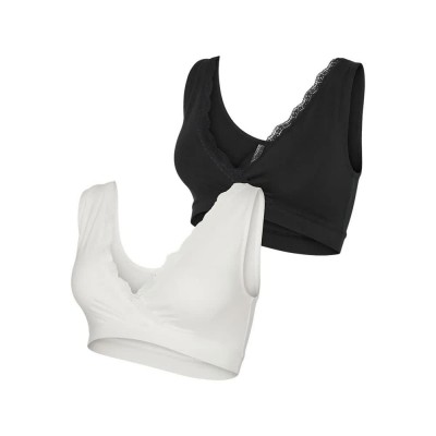 дамско,бельо,дамски,бикини,и,танкини,mamalicious,helena,crossy,lace,maternity,bra,snow,white,black,(white,black)