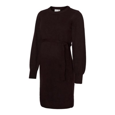 рокля,дамски,поли,и,рокли,mamalicious,newanne,maternity,long,sleeve,dress,winetasting,melange,(black)