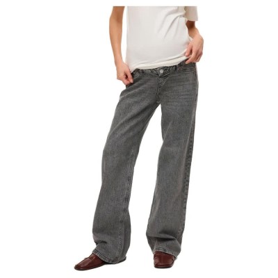 дънки,дамски,панталони,vero,moda,tessa,wide,leg,fit,ra206,maternity,jeans,medium,grey,denim,(grey)