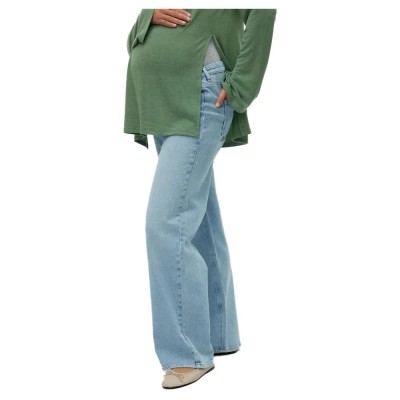 дънки,дамски,панталони,vero,moda,tessa,wide,leg,fit,ra339,maternity,jeans,light,blue,denim,(blue)