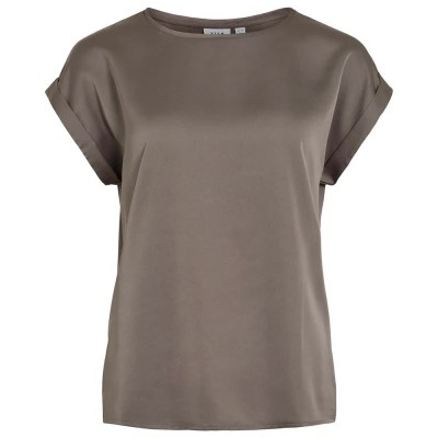дамски,блузи,дамски,ризи,vila,ellette,short,sleeve,blouse,beige,(falcon)