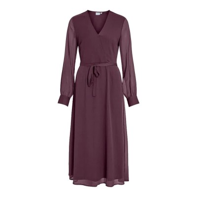 рокля,дамски,поли,и,рокли,vila,falia,long,sleeve,midi,dress,fig,(purple)