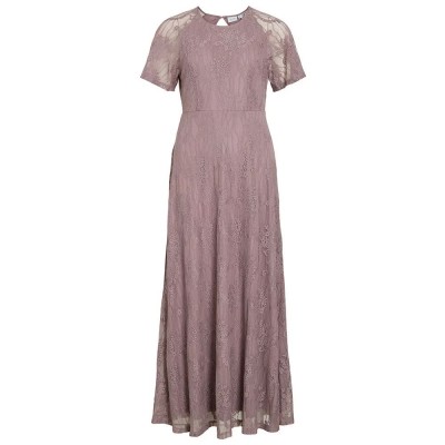рокля,дамски,поли,и,рокли,vila,femma,short,sleeve,long,dress,purple
