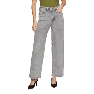 дънки,дамски,панталони,vila,freya,jaf,high,waist,jeans,light,grey,denim,wash,lgd,01,(grey)