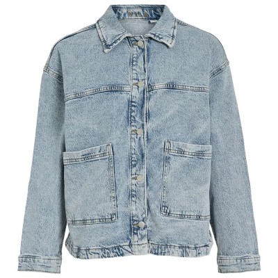 яке,дамски,якета,и,палта,vila,jaf,denim,jacket,blue