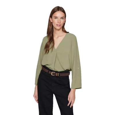 дамски,блузи,дамски,ризи,vila,josa,3,4,sleeve,blouse,green,(oil,green)