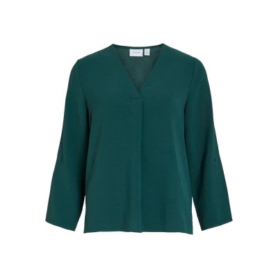 дамски,блузи,дамски,ризи,vila,josa,3,4,sleeve,blouse,ponderosa,pine,(green)