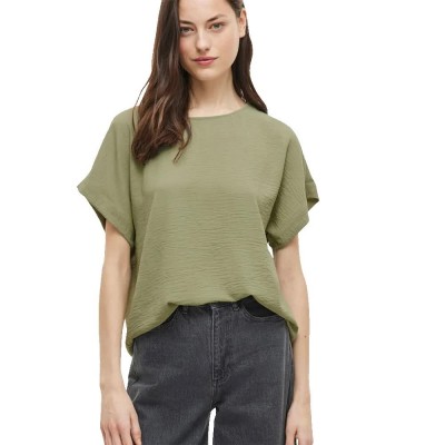 тениска,дамски,тениски,vila,josa,short,sleeve,t,shirt,oil,green,(green)
