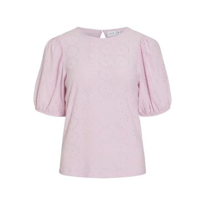 дамски,блузи,дамски,ризи,vila,kally,short,sleeve,blouse,winsome,orchid,(pink)