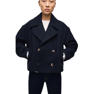 палто,дамски,якета,и,палта,vila,kamina,coat,blue,(navy,blazer)