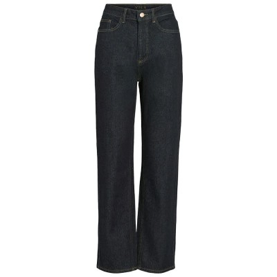 дънки,дамски,панталони,vila,kelly,jaf,straight,fit,high,waist,jeans,blue,(dark,blue,denim,rinse,237)