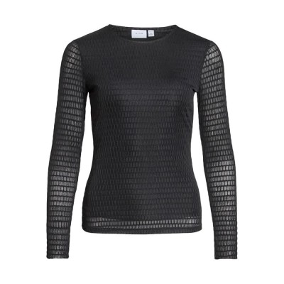 тениска,дамски,тениски,vila,larine,long,sleeve,t,shirt,black,beauty,(black)