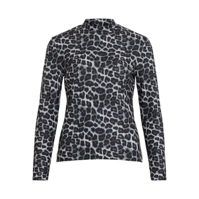 тениска,дамски,тениски,vila,leoa,long,sleeve,high,neck,t,shirt,glacier,gray,leo,(grey)