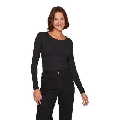 тениска,дамски,тениски,vila,nora,long,sleeve,t,shirt,black,beauty,(black)