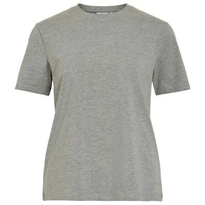 тениска,дамски,тениски,vila,nora,short,sleeve,t,shirt,medium,grey,melange,(grey)