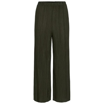 панталони,дамски,панталони,vila,plisa,culotte,high,waist,pants,deep,depths,(green)