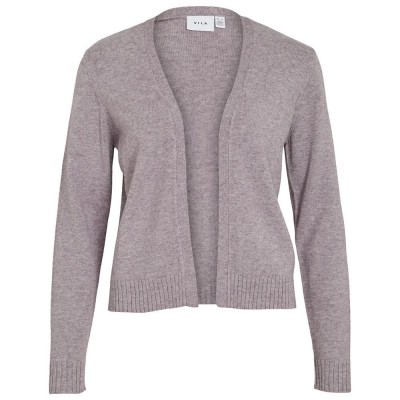 жилетка,дамски,пуловери,дамски,плетени,дрехи,vila,ril,short,cardigan,grey,(toadstool,light,melange)