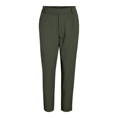 панталони,дамски,панталони,vila,varone,slim,fit,high,waist,pants,deep,depths,(green)
