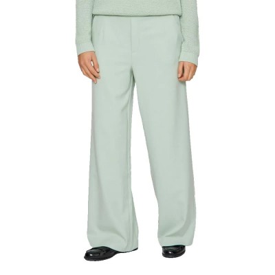 панталони,дамски,панталони,vila,varone,wide,leg,high,waist,pants,silt,green,(green)