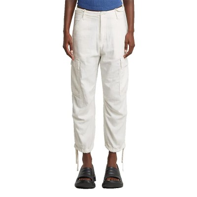 панталони,дамски,панталони,g,star,cropped,cargo,pants,white