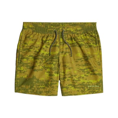 бански,гащета,мъжки,бански,костюми,g,star,dirik,graphic,swimming,shorts,bright,chartreuse,shadow,camo,(green)