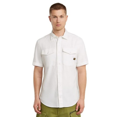 риза,с,къс,ръкав,мъжки,ризи,g,star,marine,slim,short,sleeve,shirt,white,(milk,gd)