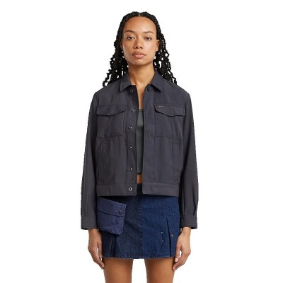 яке,дамски,якета,и,палта,g,star,officer,3.0,jacket,petrol,(grey)