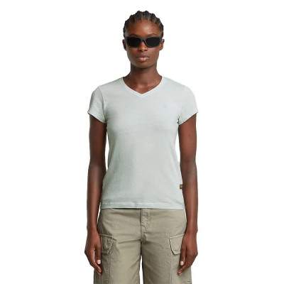 тениска,дамски,тениски,g,star,overdyed,eyben,slim,2.0,short,sleeve,v,neck,t,shirt,grey,(plein,air,gd)